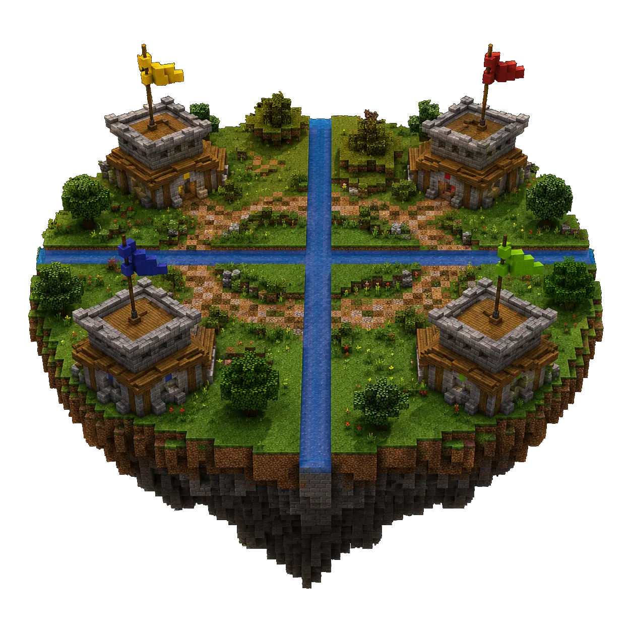 Team Events floating category island