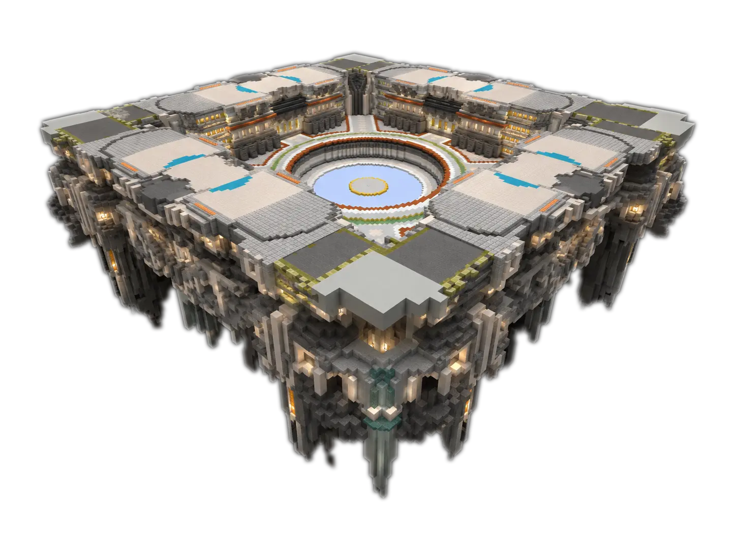 PvP Events floating category island