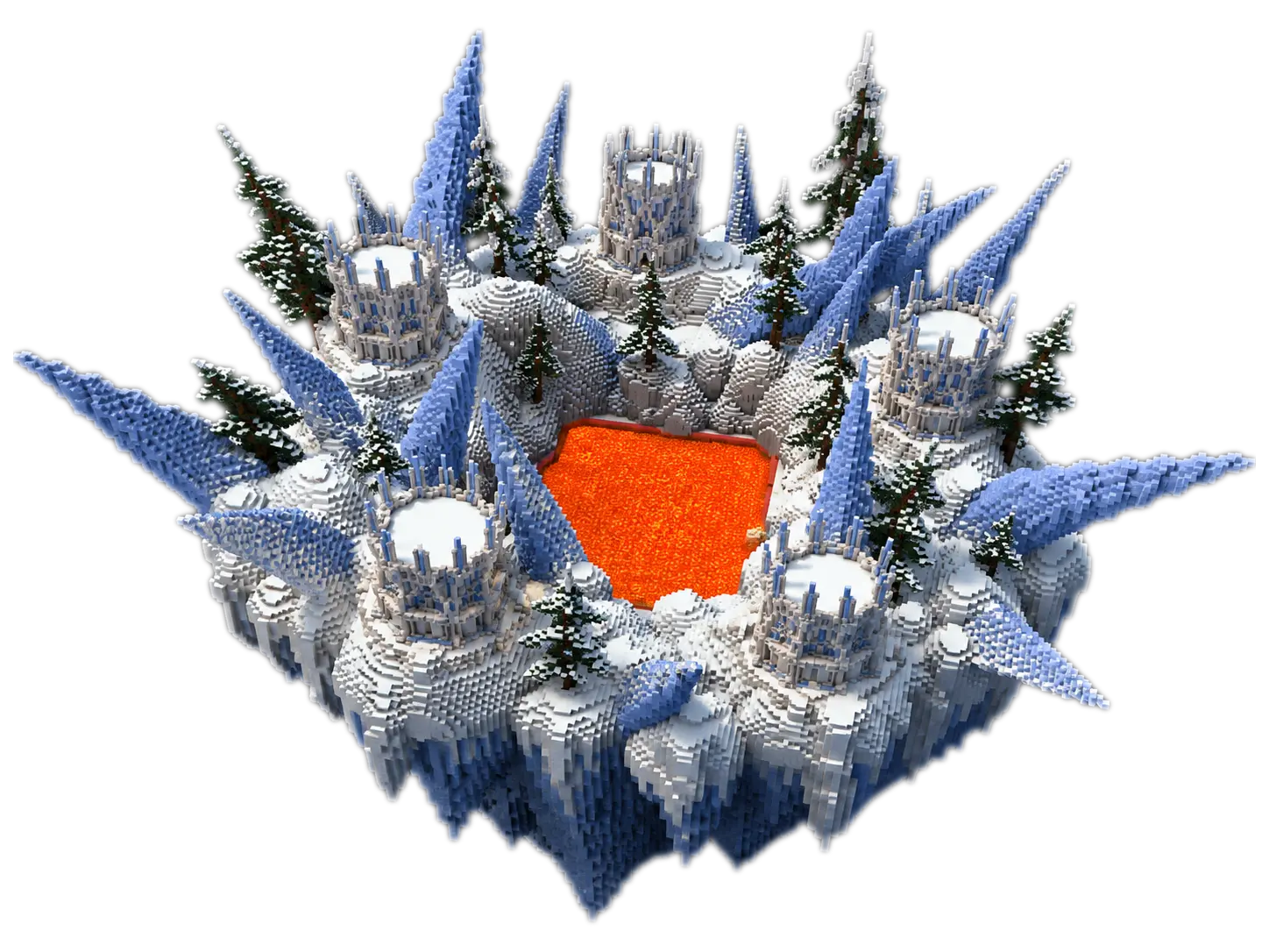 Classic Events floating category island