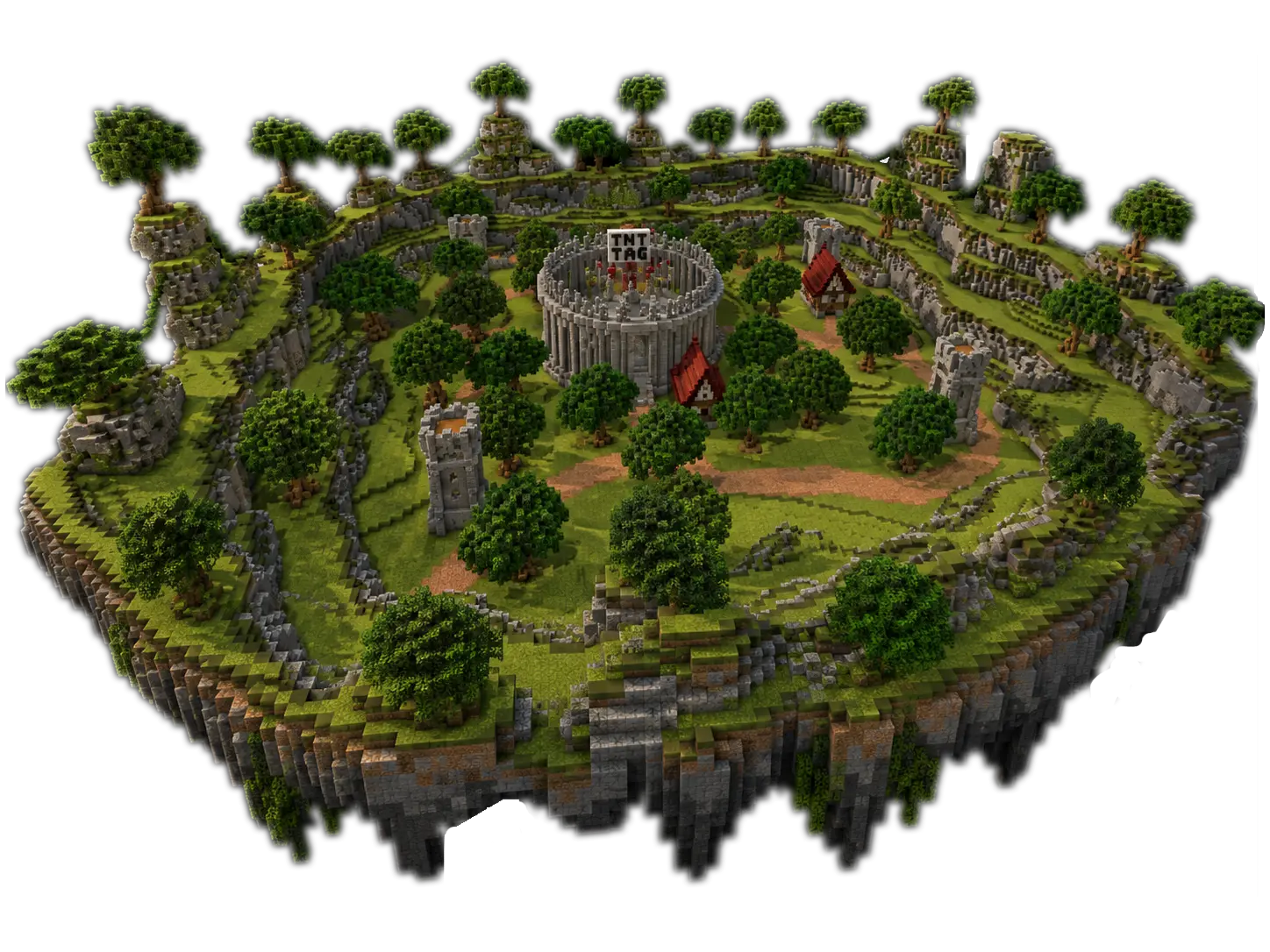 Classic Events floating category island