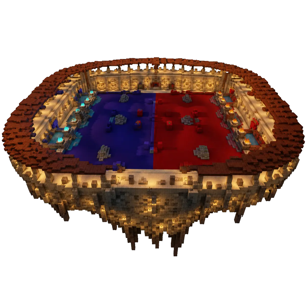 Team Events floating category island