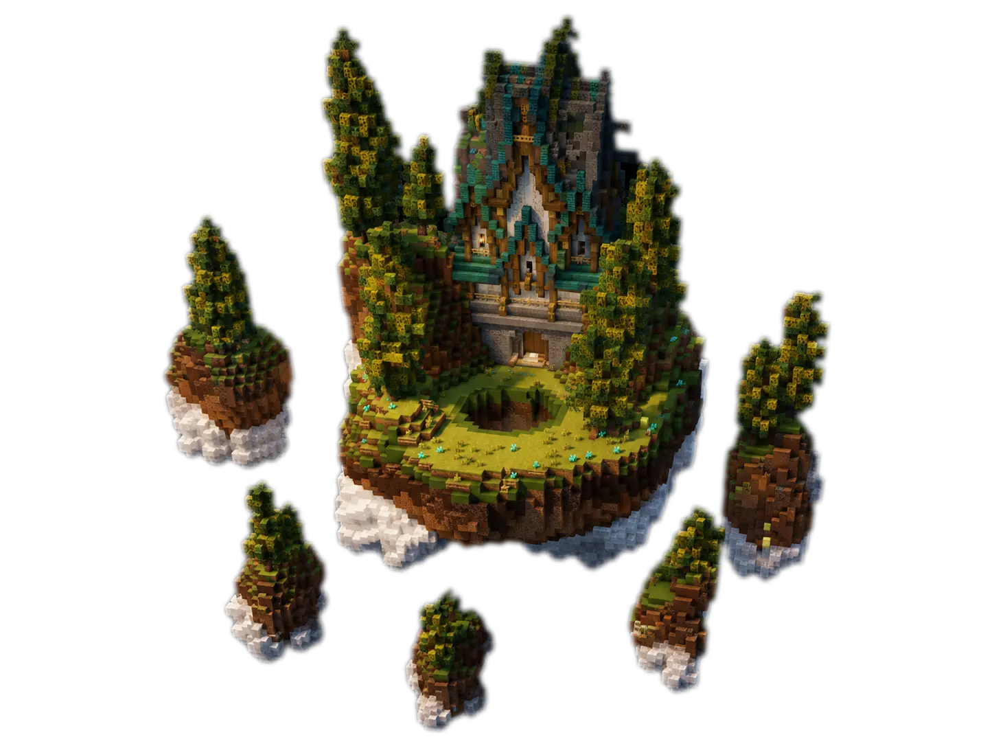 Classic Events floating category island